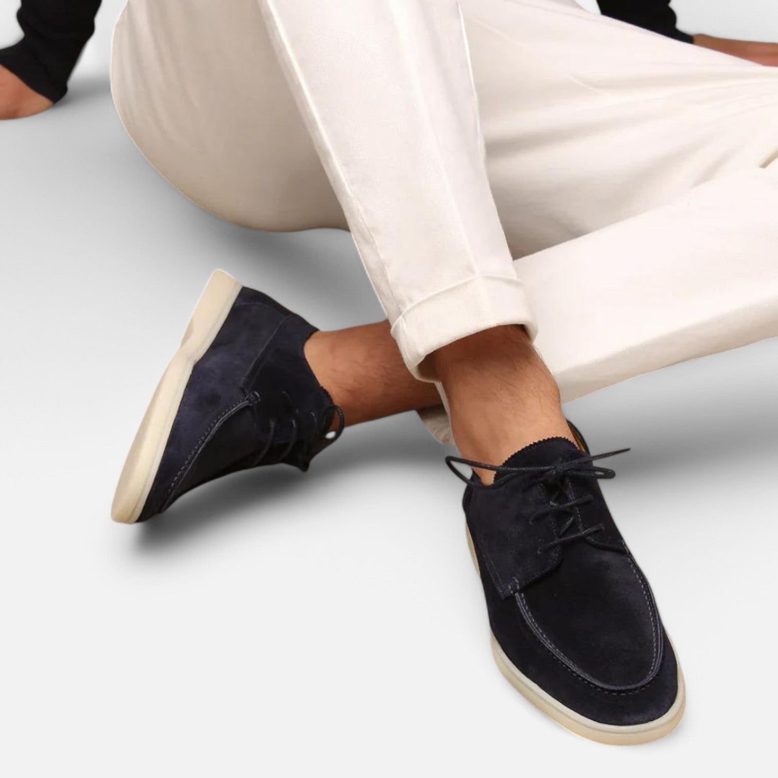 The Rowley Club | Suede Loafers for Men with Laces