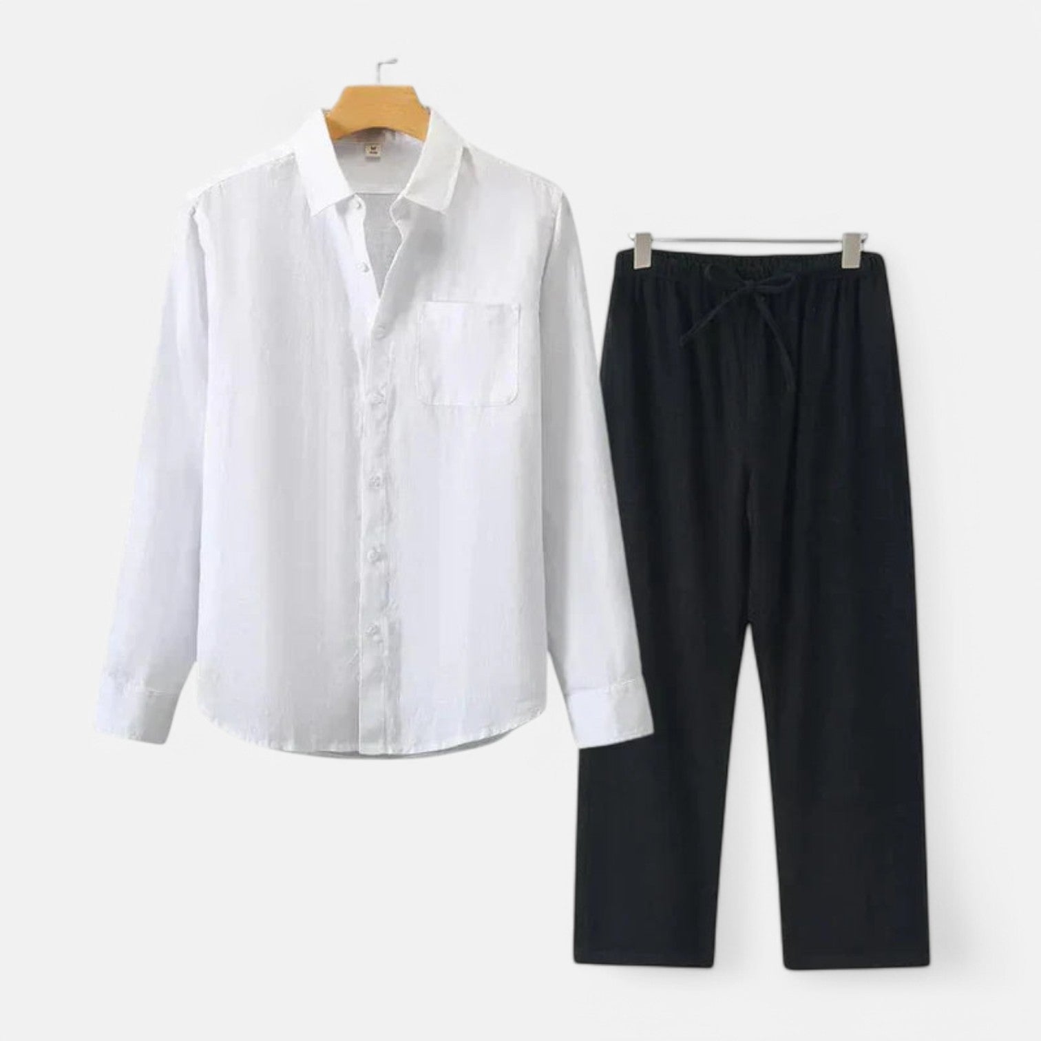 The Rowley Club | Long Sleeve Linen Blend Shirt