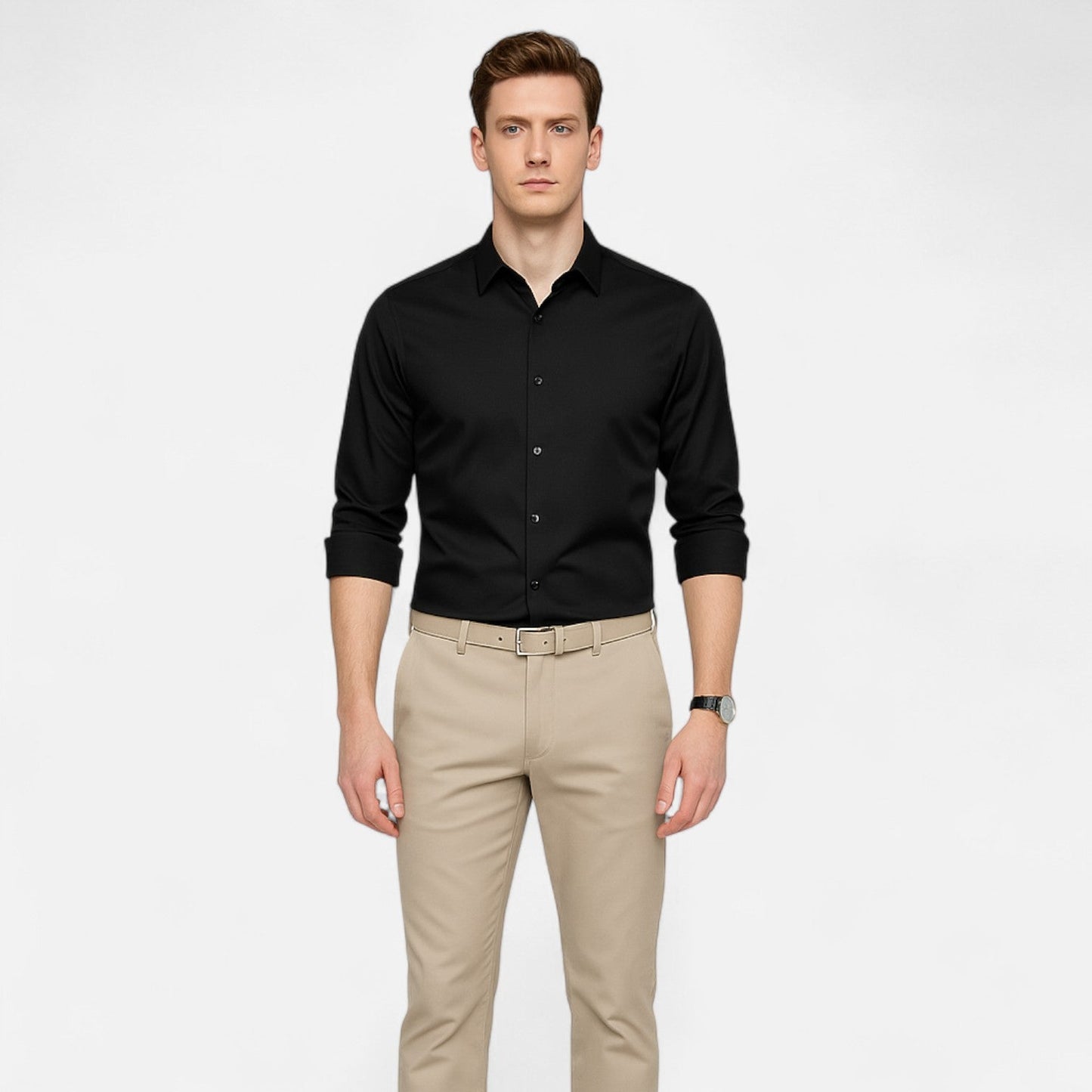 The Rowley Club | Men's Dress Shirt No Iron – Tailored Elegance, Impeccable Finish All Day