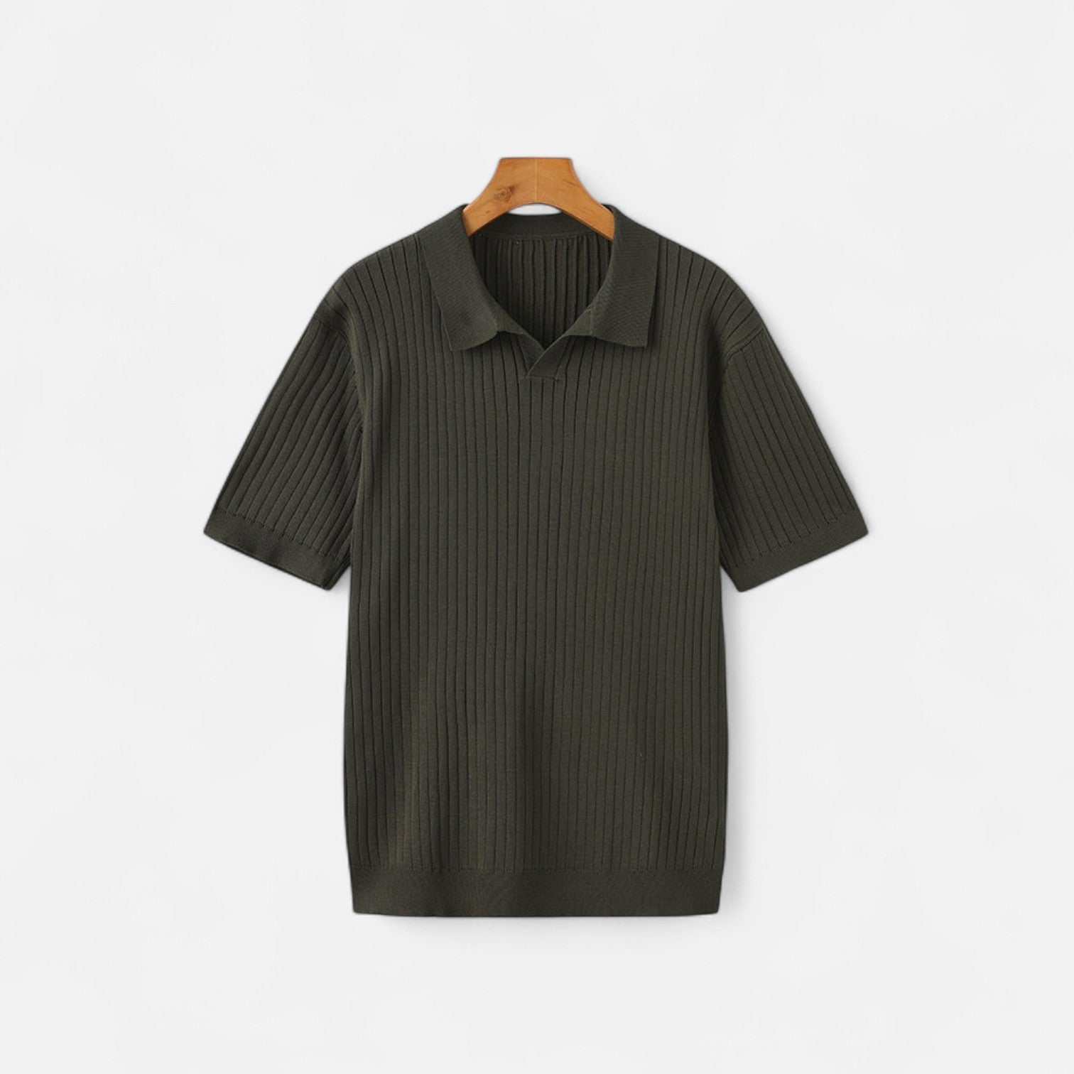 The Rowley Club | Ribbed Polo for Men - Quality Texture, Timeless Casual Style