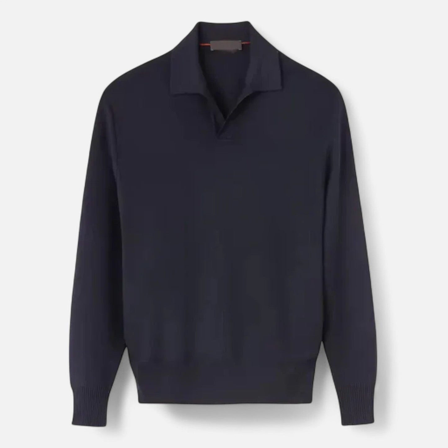 The Rowley Club | Long Sleeve Polo for Men - Old Silver Aesthetic, Casual and Timeless Sophistication