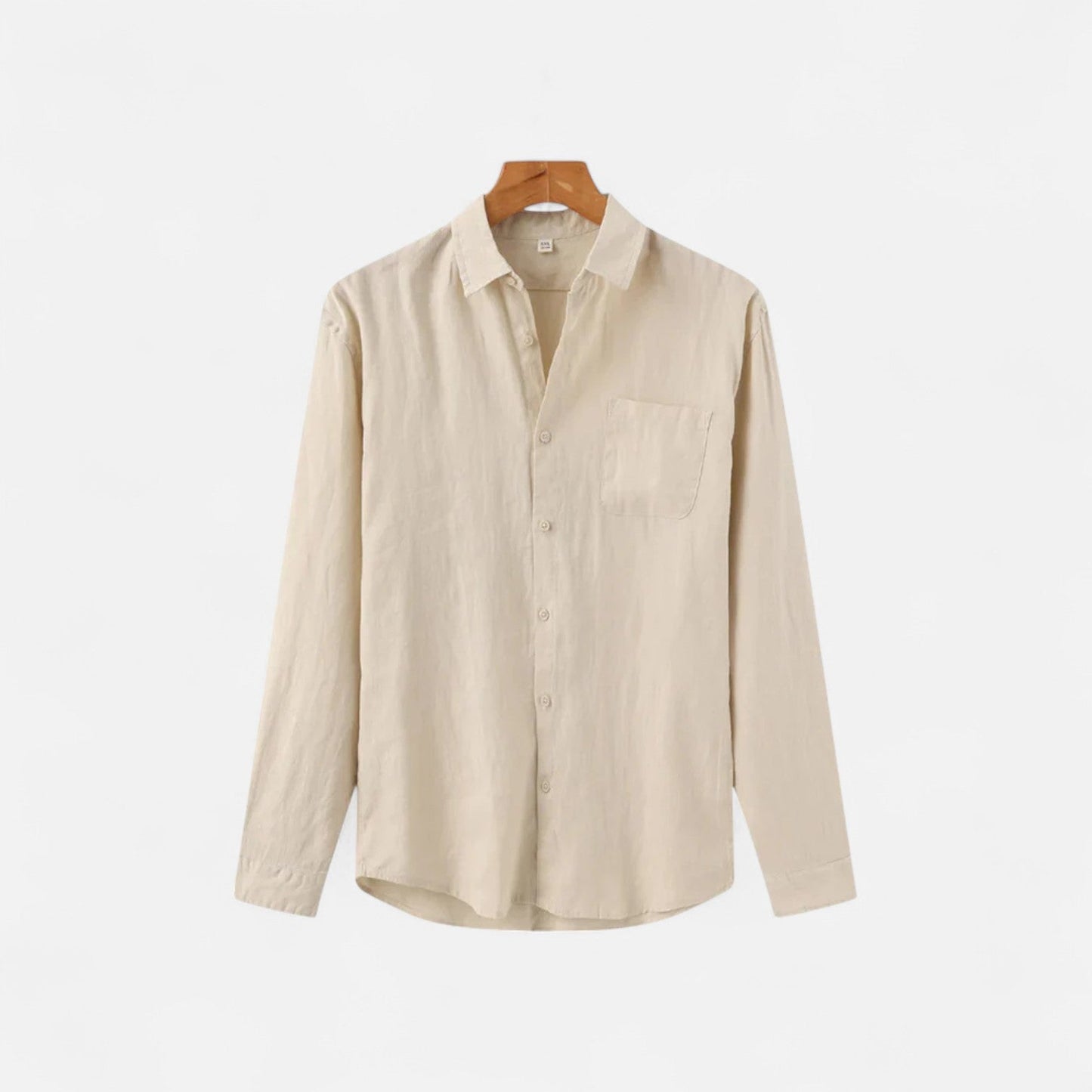 The Rowley Club | Men's Pure Linen Shirt - 100% Natural Fabric, Timeless for Warm Weather