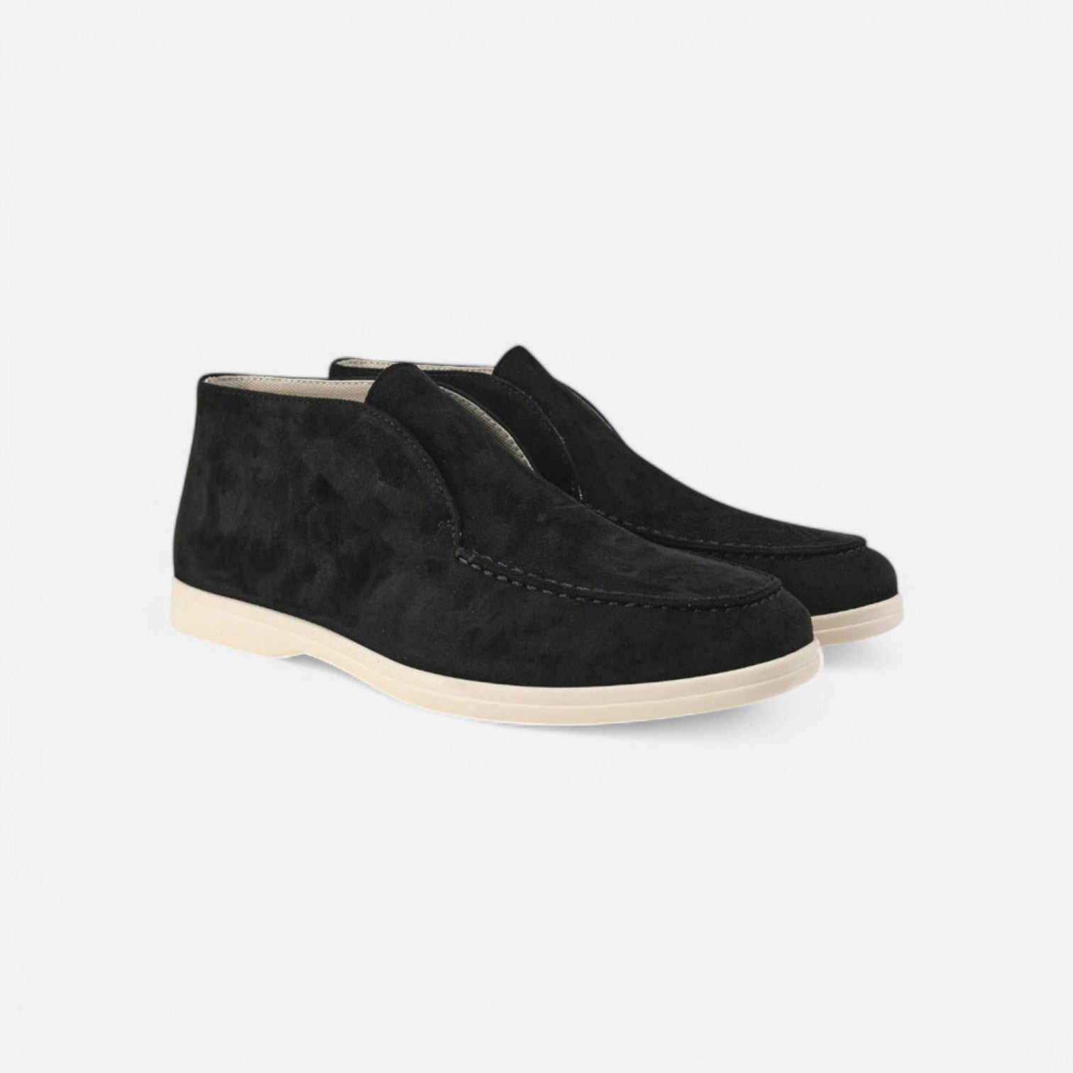 The Rowley Club | High-Top Suede Loafers – Classic Luxury for Men