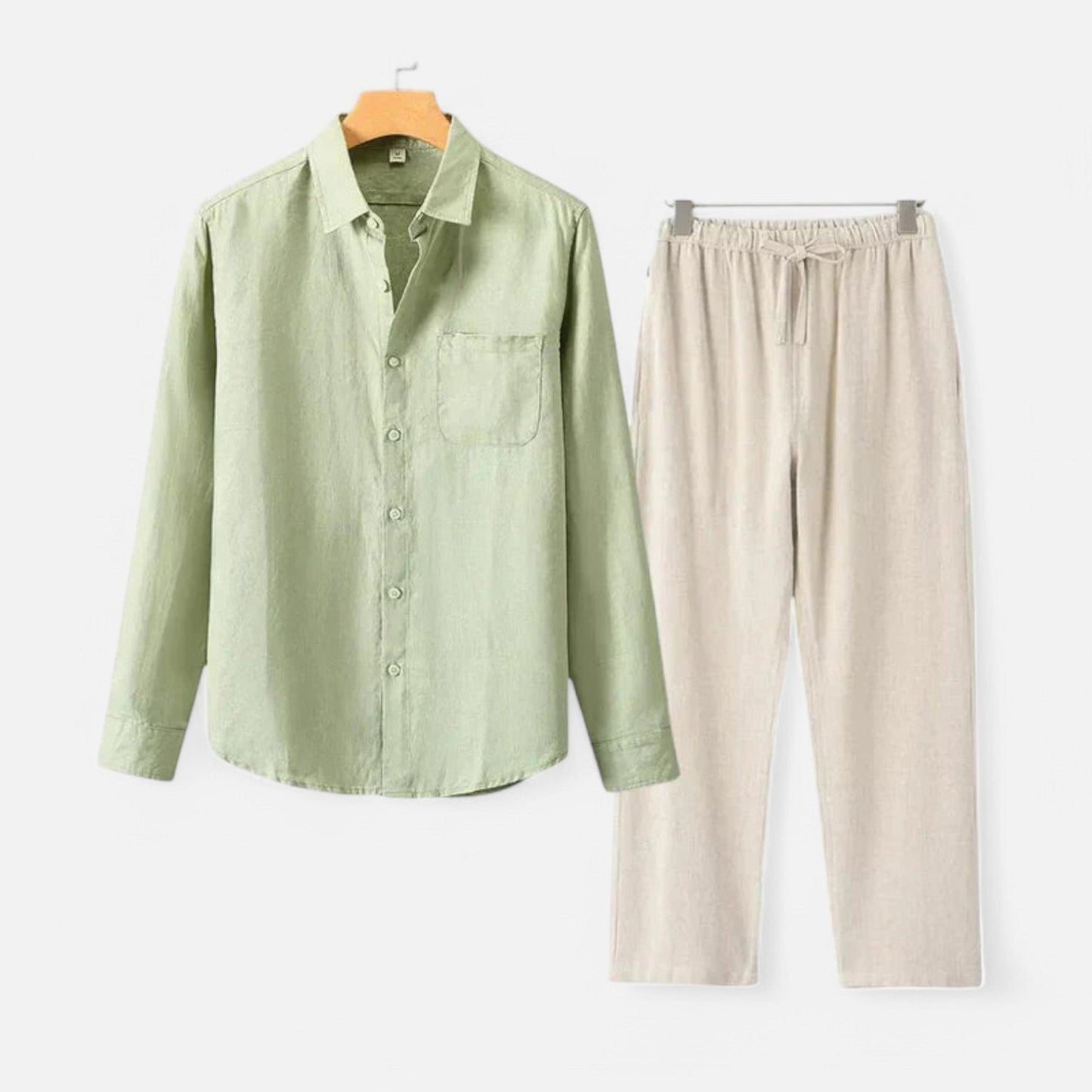 The Rowley Club | Long Sleeve Linen Blend Shirt