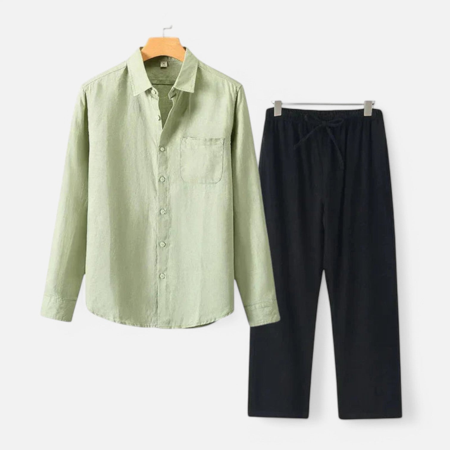 The Rowley Club | Long Sleeve Linen Blend Shirt