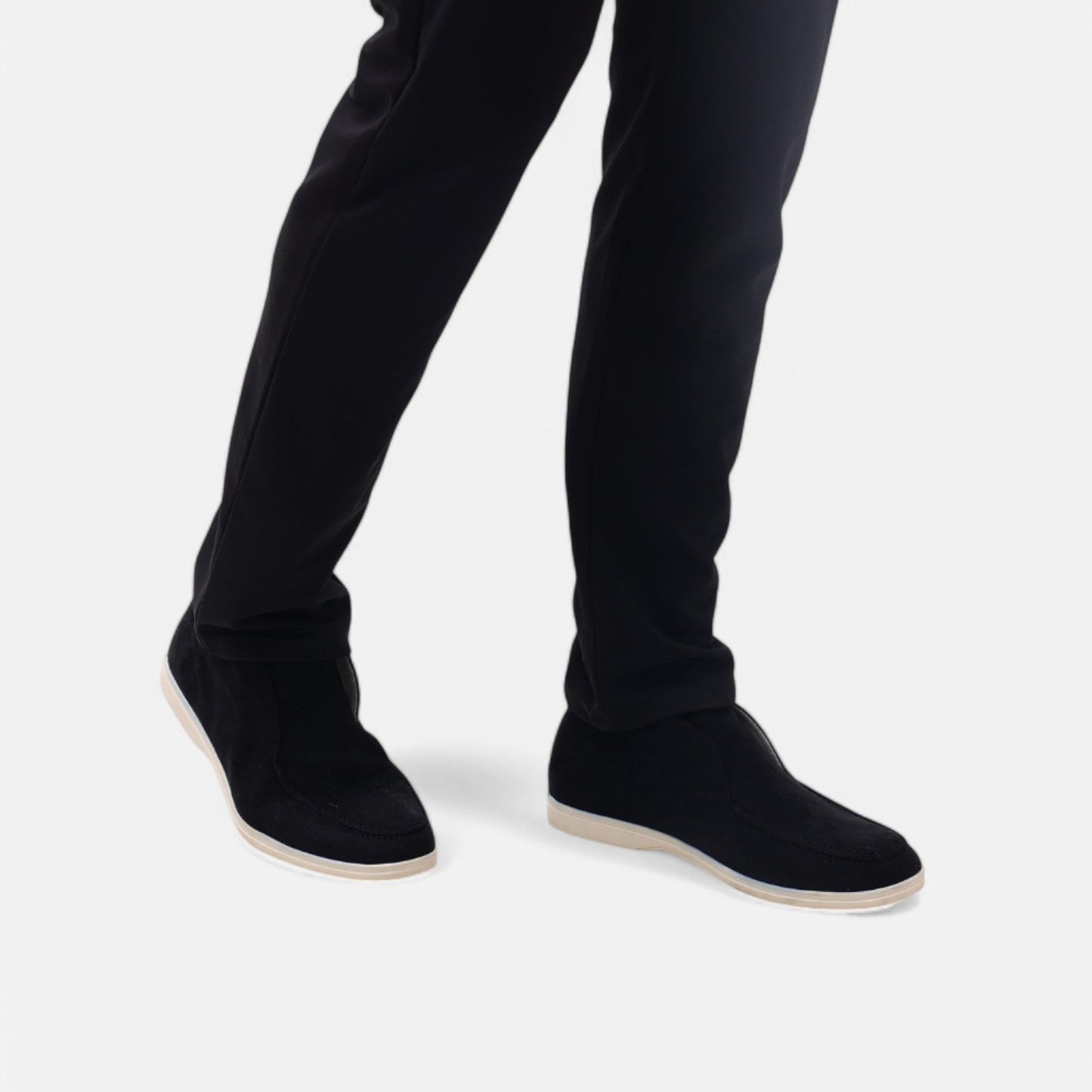 The Rowley Club | High-Top Suede Loafers – Classic Luxury for Men