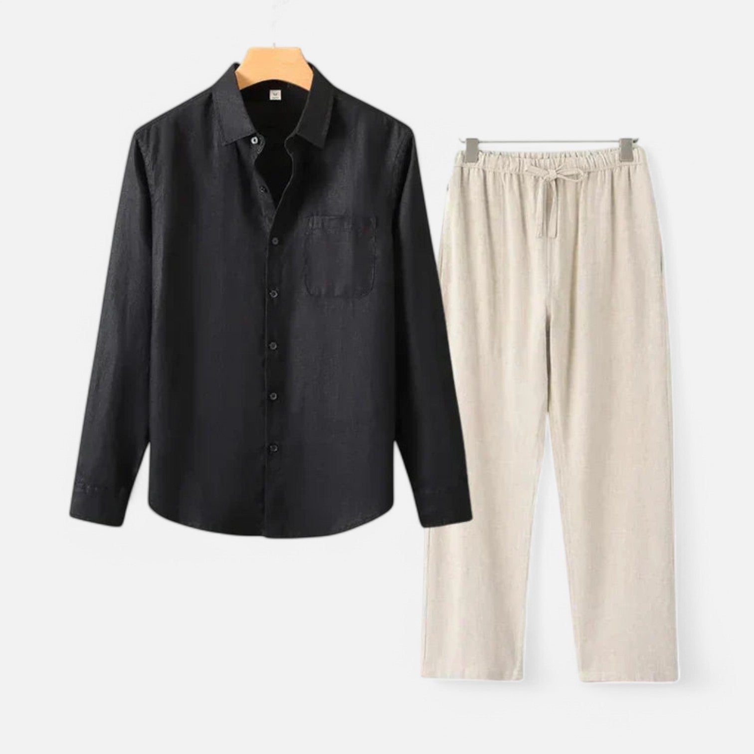 The Rowley Club | Long Sleeve Linen Blend Shirt