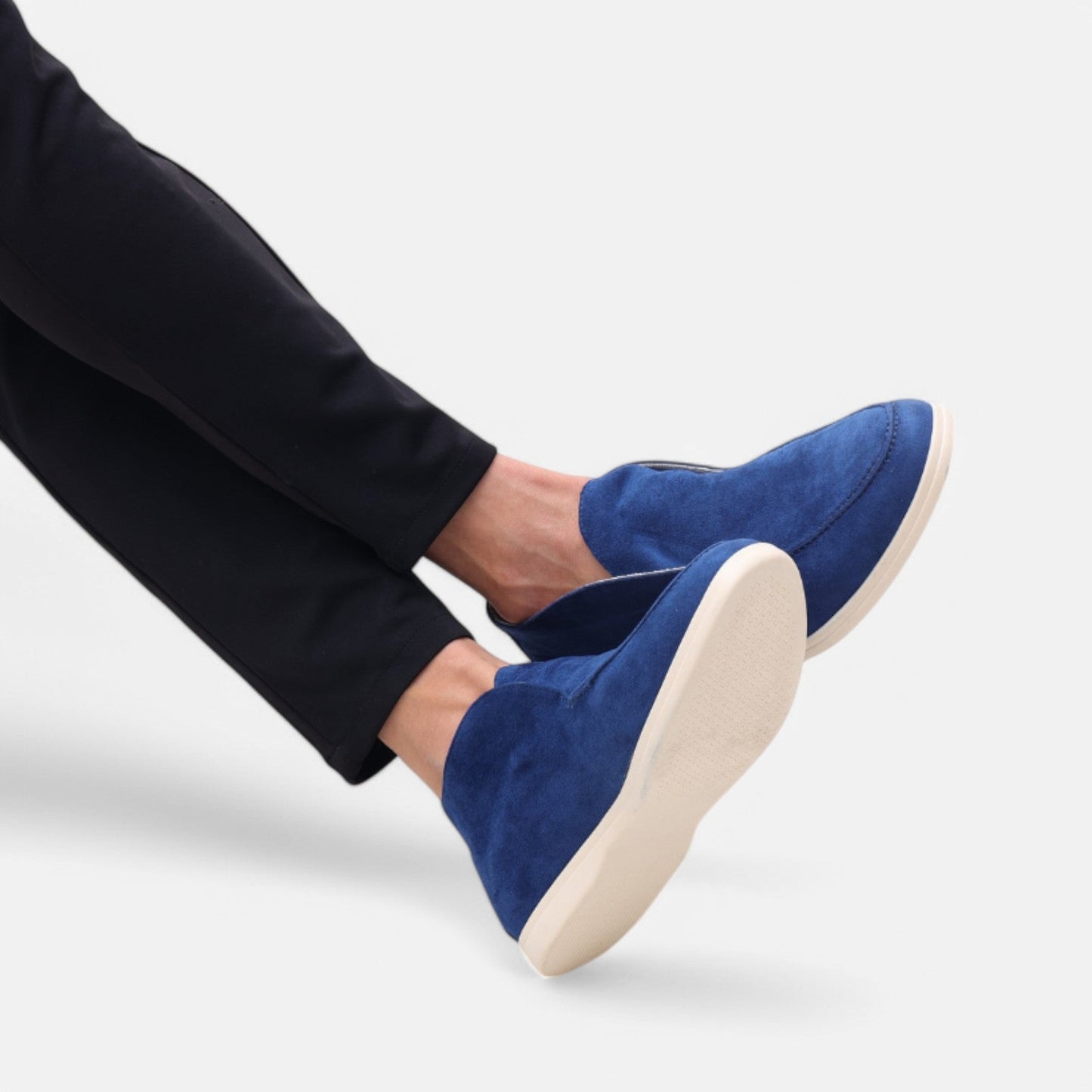 The Rowley Club | High-Top Suede Loafers – Classic Luxury for Men