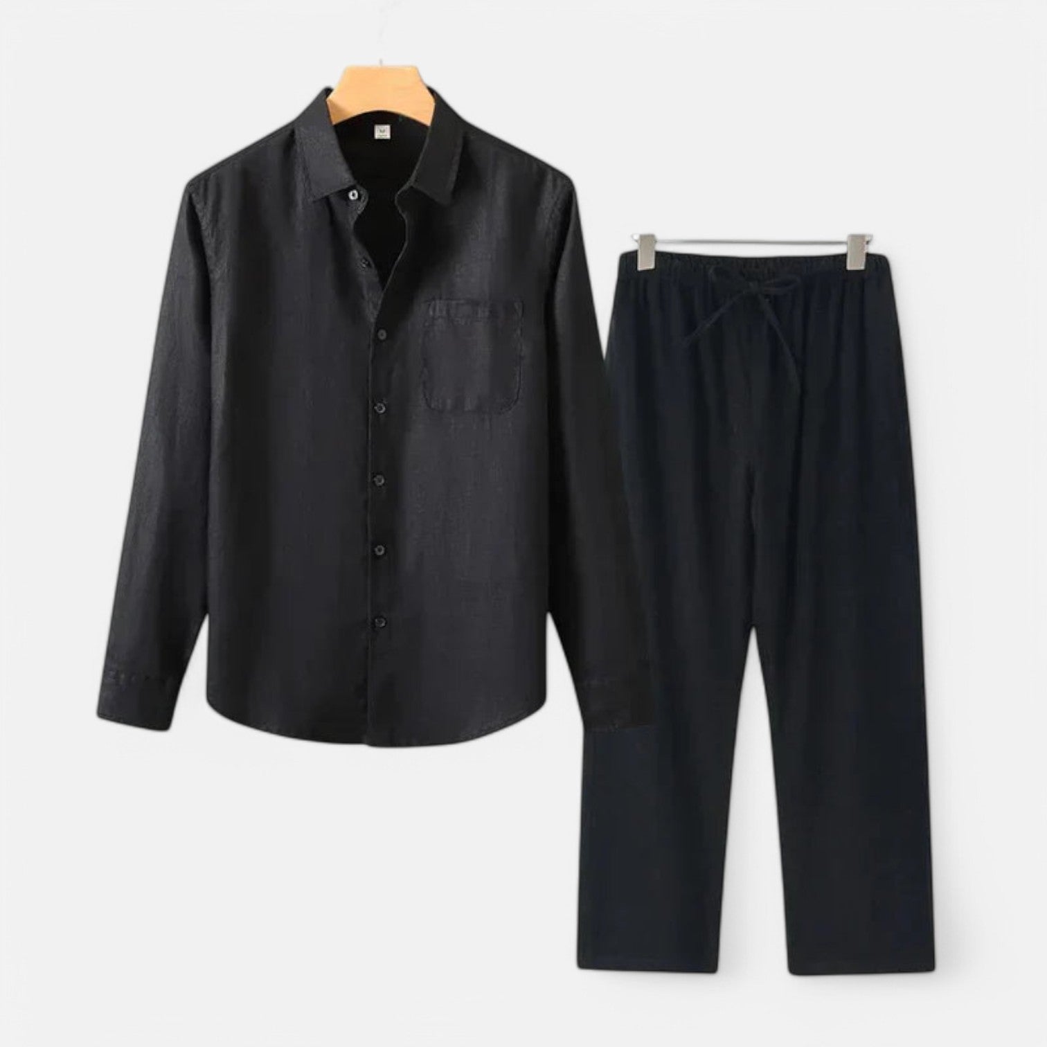 The Rowley Club | Long Sleeve Linen Blend Shirt