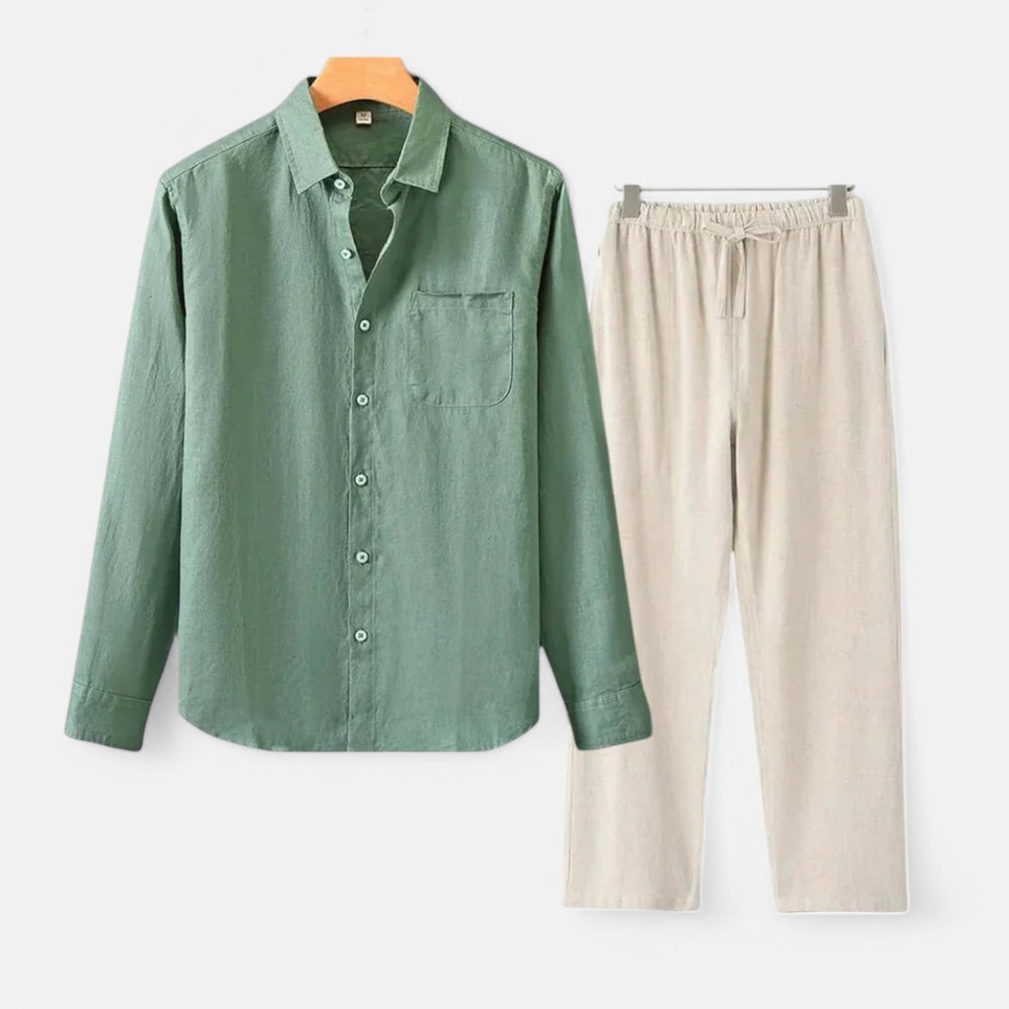 The Rowley Club | Long Sleeve Linen Blend Shirt