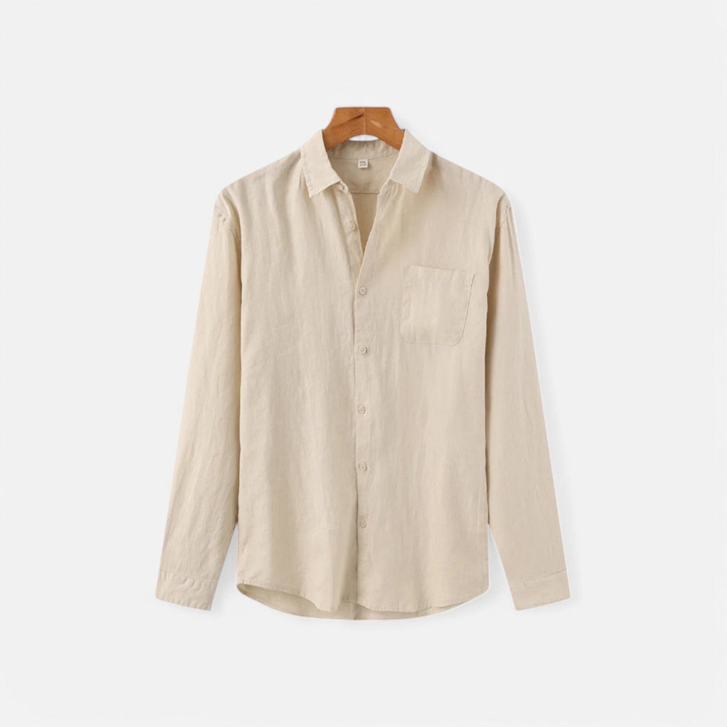 The Rowley Club | Pure Linen Long Sleeve Shirt for Men