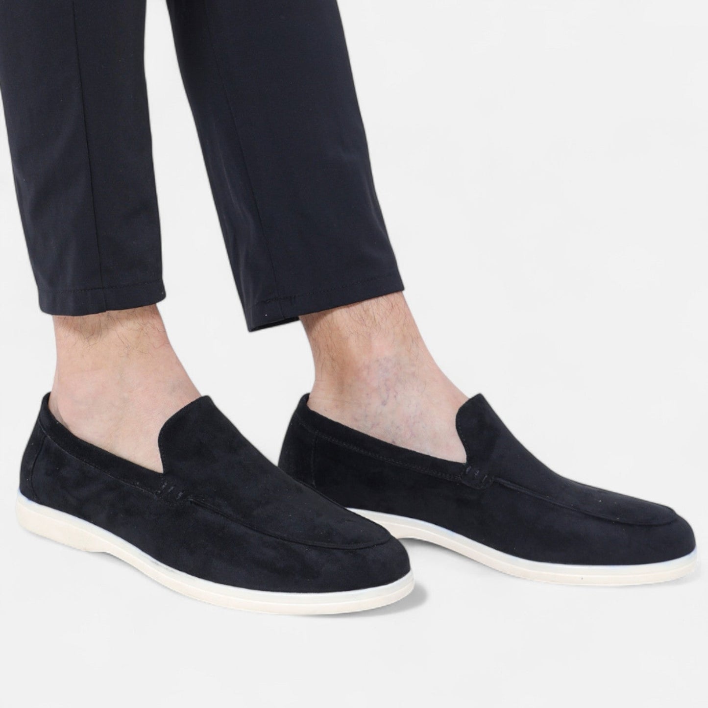 The Rowley Club | Suede Loafers for Men - Old Money Aesthetic, Timeless Elegance of Slip-On Shoes