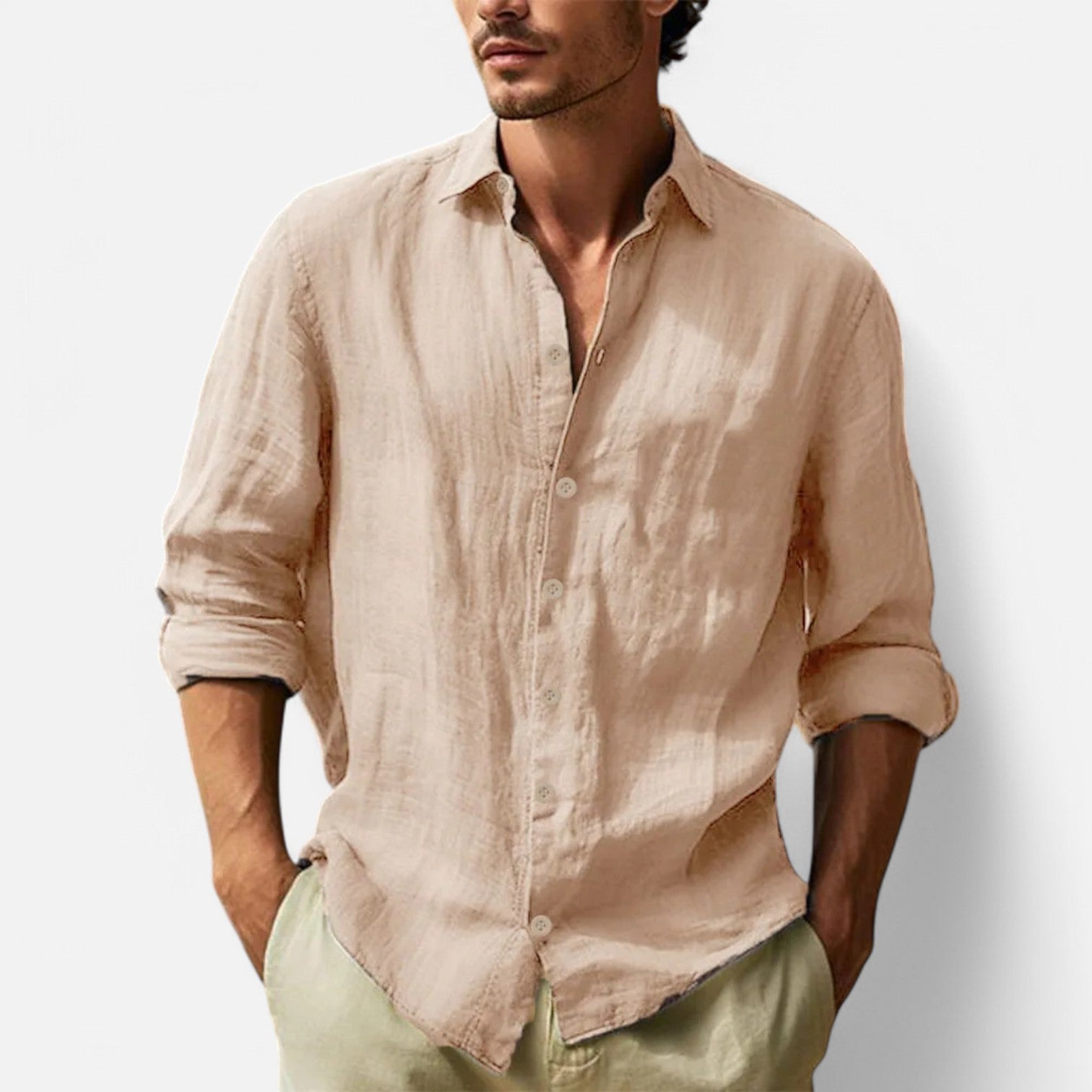The Rowley Club | Hawaiian Shirt in Cotton and Linen for Men