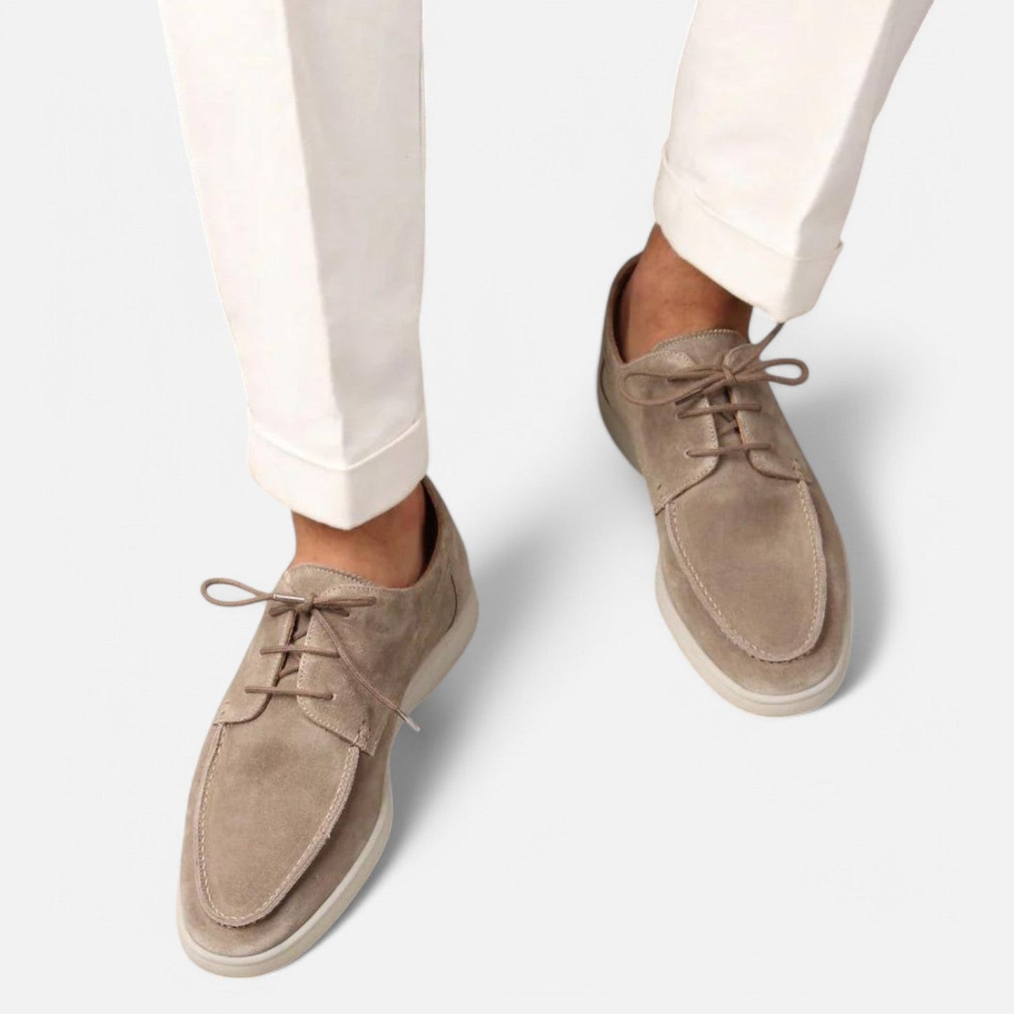 The Rowley Club | Suede Loafers for Men with Laces