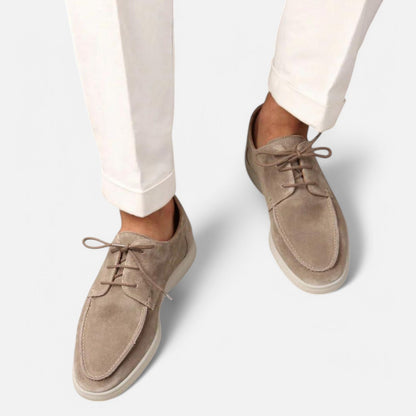 The Rowley Club | Suede Loafers for Men with Laces