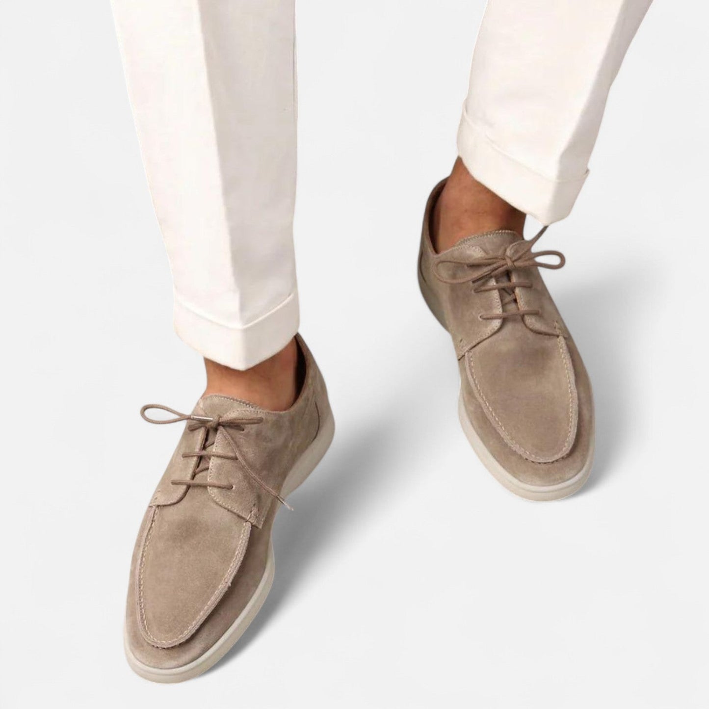 The Rowley Club | Suede loafers for men with laces – Refined craftsmanship, effortless sophistication