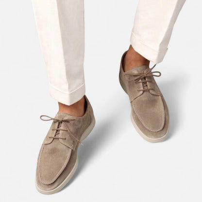 The Rowley Club | Suede loafers for men with laces – Refined craftsmanship, effortless sophistication