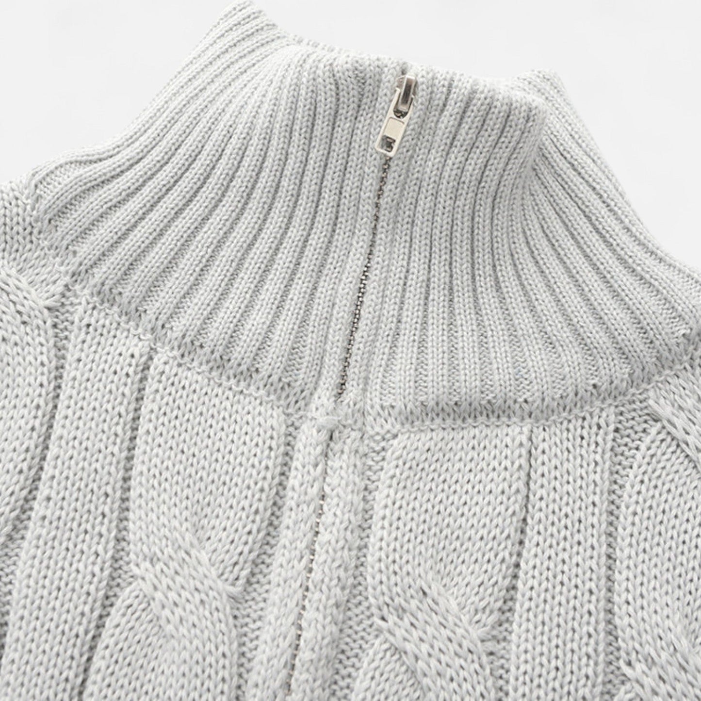 The Rowley Club | Men's Semi-Zip Sweater - Refined Knit, Essential for Versatile Layering