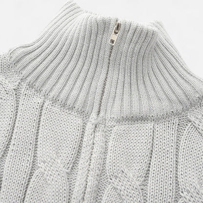 The Rowley Club | Men's Semi-Zip Sweater - Refined Knit, Essential for Versatile Layering
