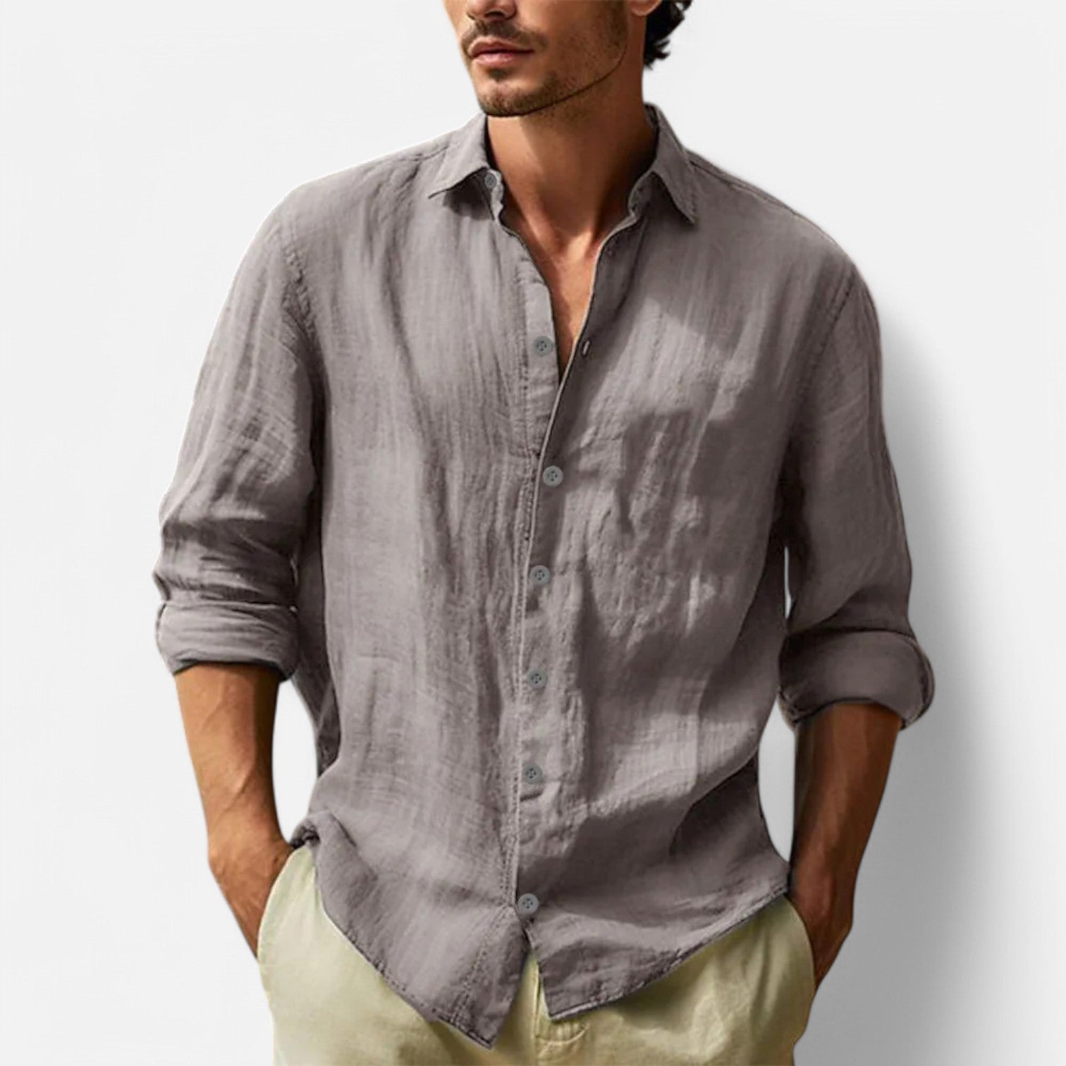 The Rowley Club | Hawaiian Shirt in Cotton and Linen for Men