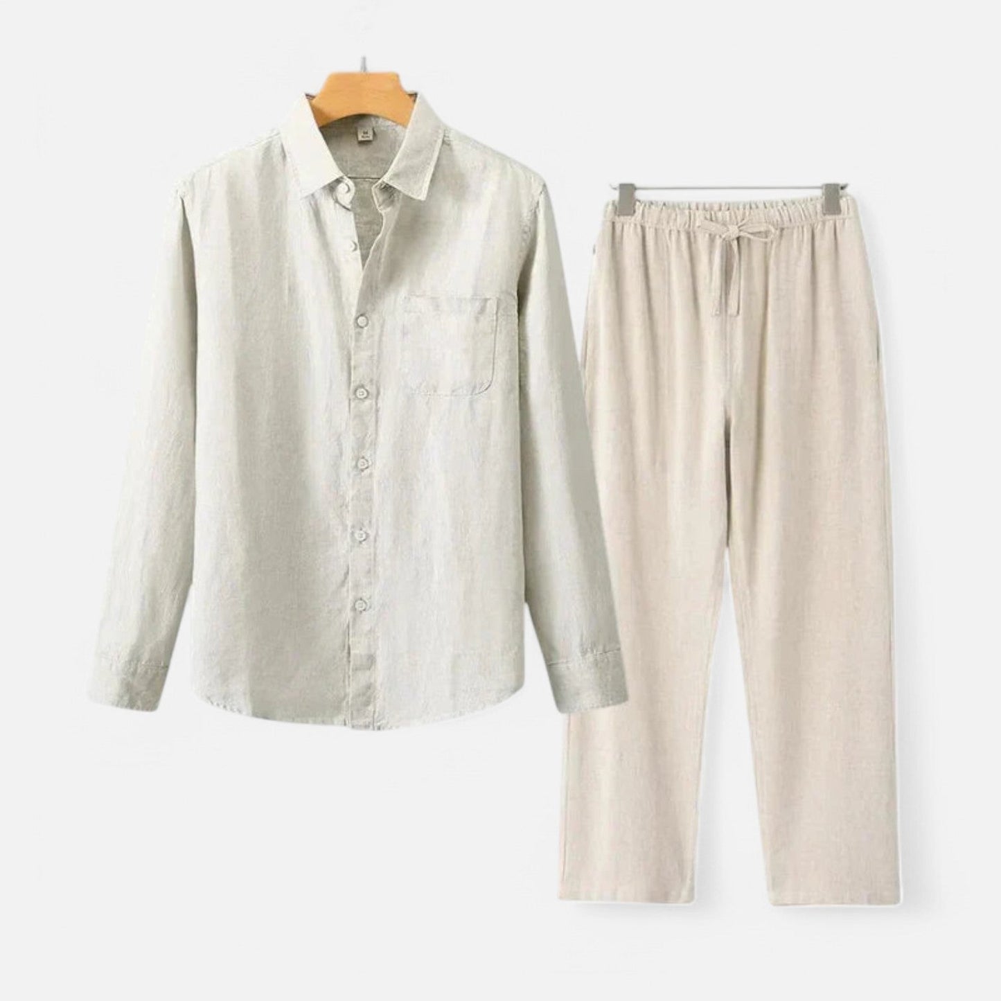 The Rowley Club | Long Sleeve Linen Blend Shirt