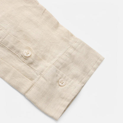 The Rowley Club | Pure Linen Long Sleeve Shirt for Men