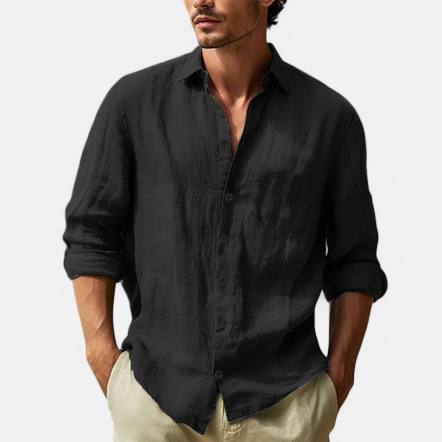 The Rowley Club | Hawaiian Shirt in Cotton and Linen for Men