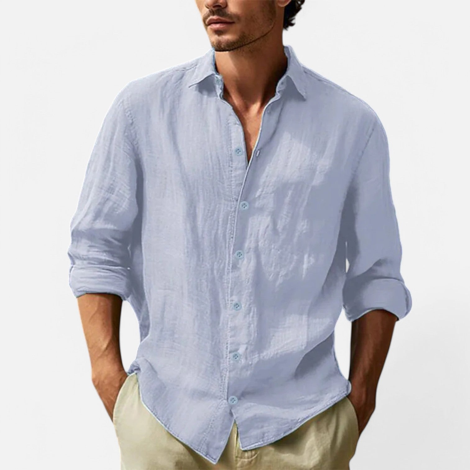 The Rowley Club | Hawaiian Shirt in Cotton and Linen for Men
