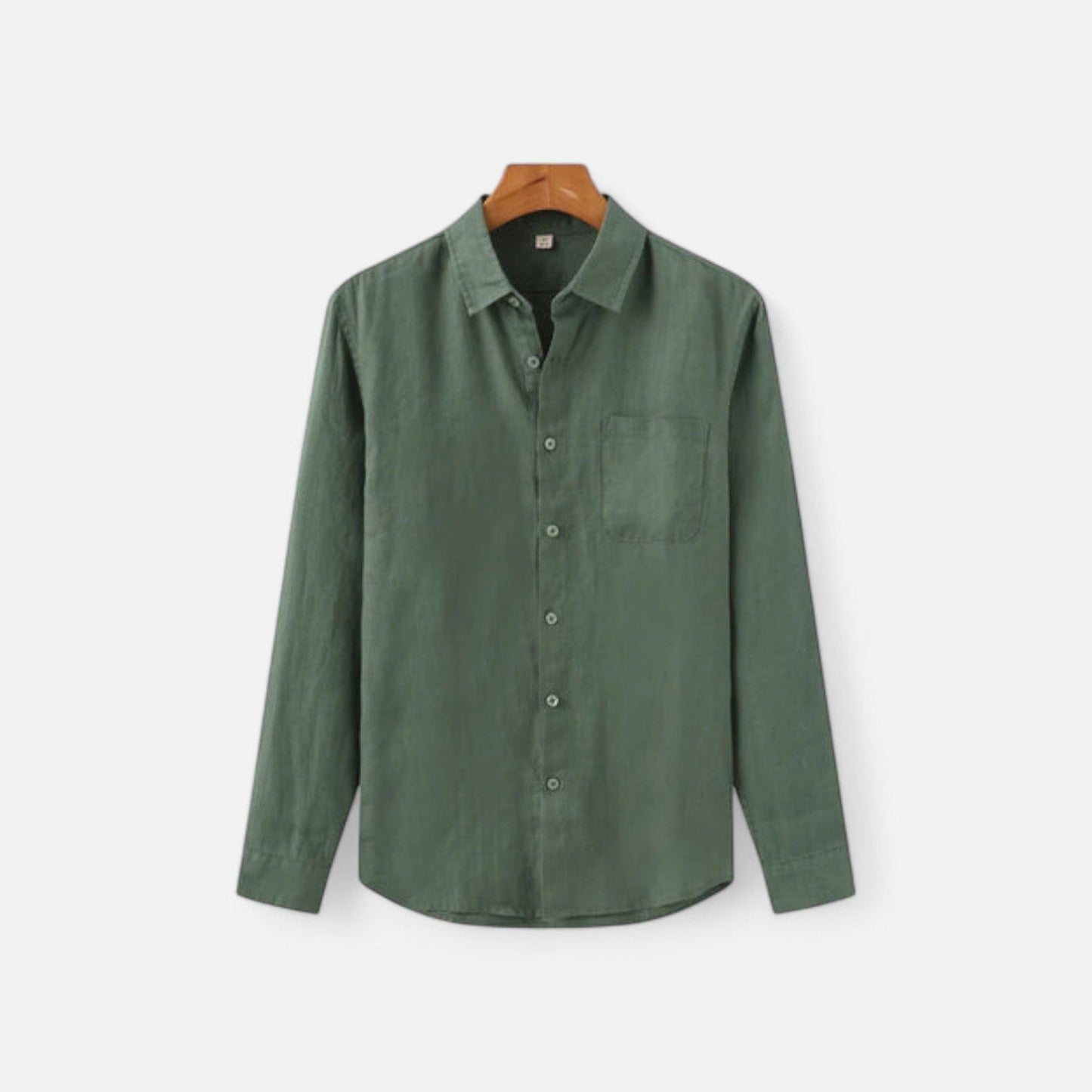 The Rowley Club | Pure Linen Long Sleeve Shirt for Men