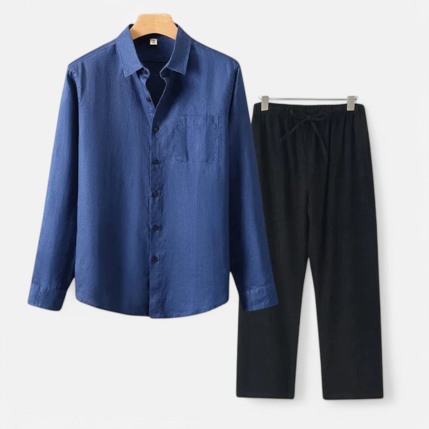 The Rowley Club | Long Sleeve Linen Blend Shirt