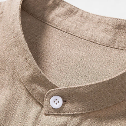 The Rowley Club | Men's Linen Shirt and Pants Set – Breathable Comfort, Casual Refinement