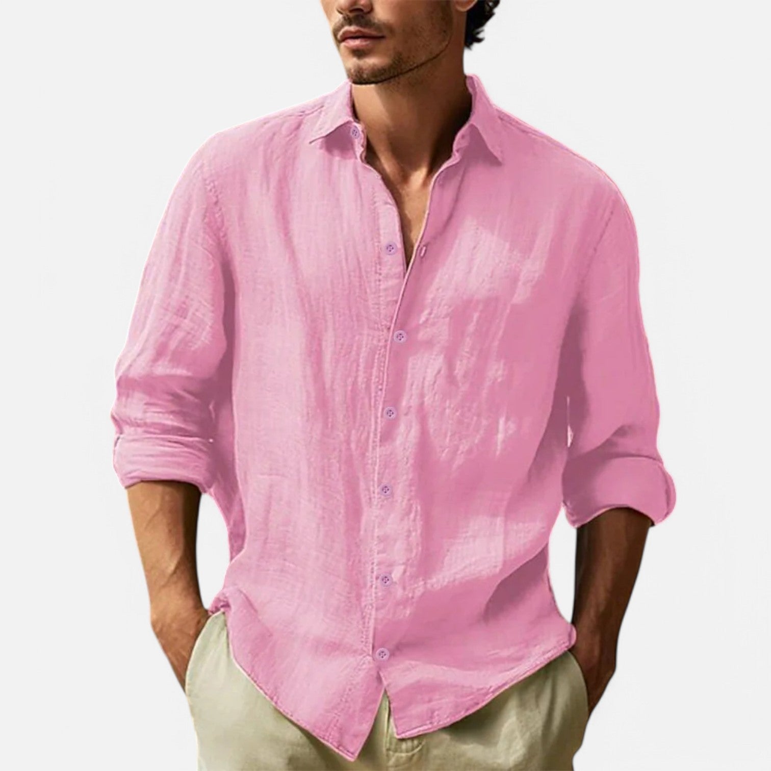 The Rowley Club | Hawaiian Shirt in Cotton and Linen for Men