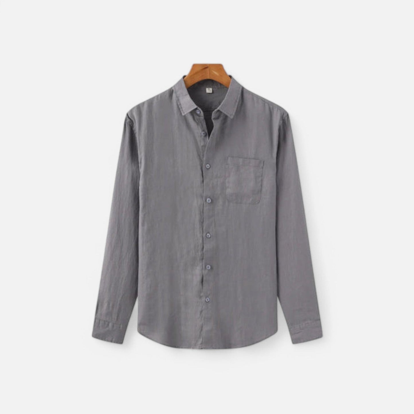 The Rowley Club | Pure Linen Long Sleeve Shirt for Men