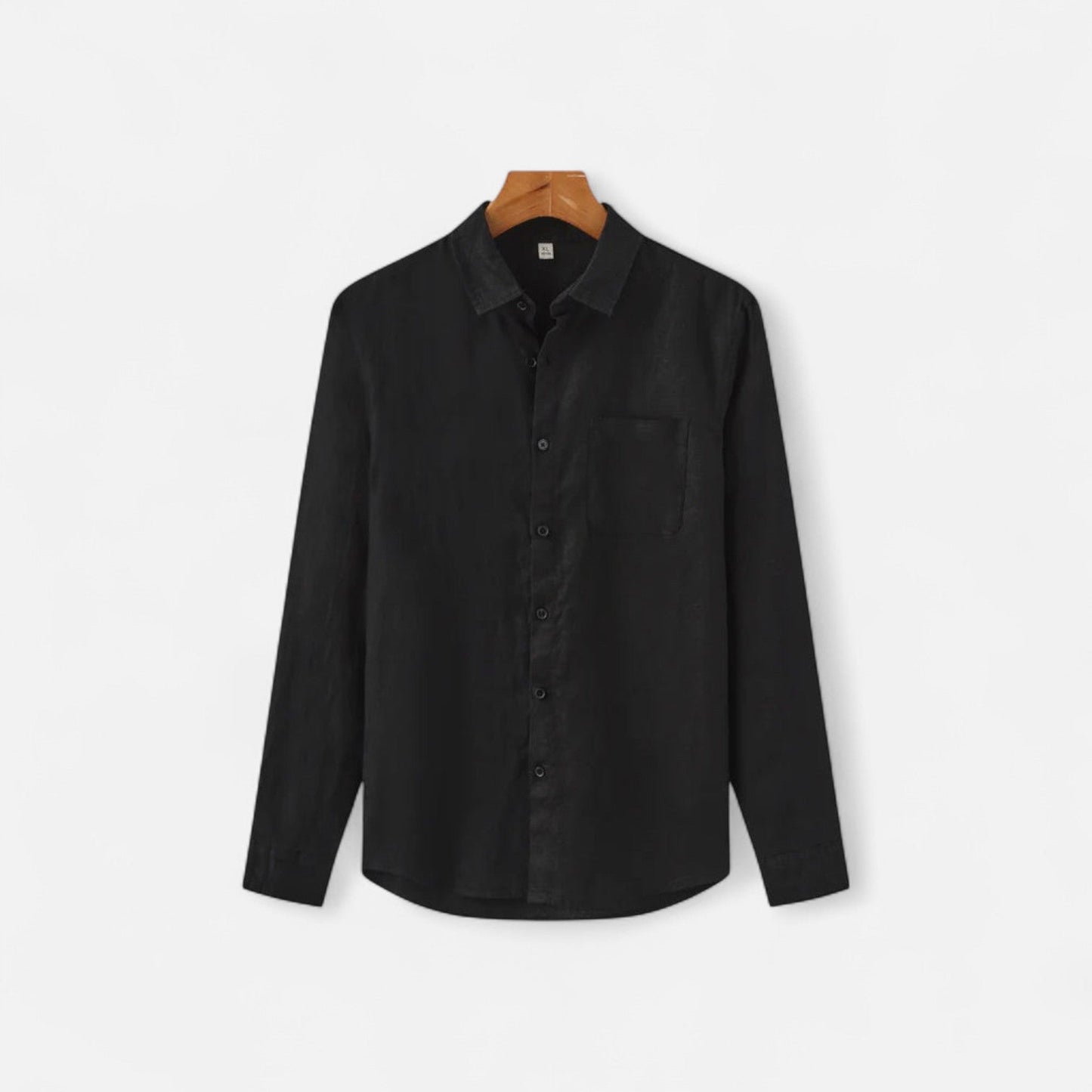 The Rowley Club | Men's Pure Linen Shirt - 100% Natural Fabric, Timeless for Warm Weather