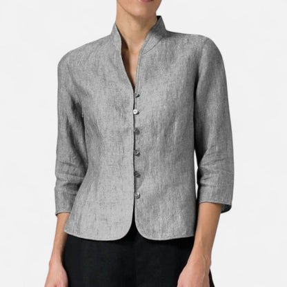 The Rowley Club | Linen Jacket for Women – Lightweight Fit, Modern Elegance