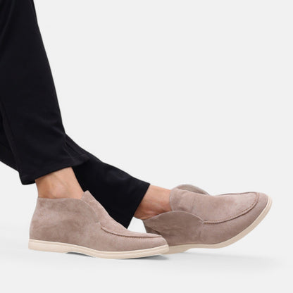 The Rowley Club | High-Top Suede Loafers – Classic Luxury for Men