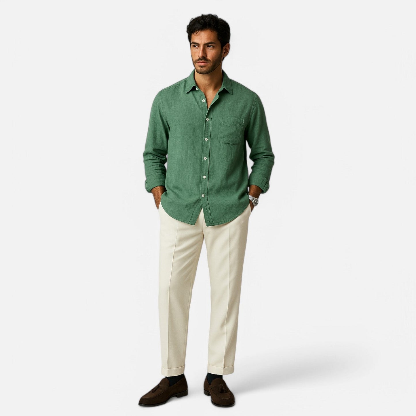 The Rowley Club | Linen Shirt for Men