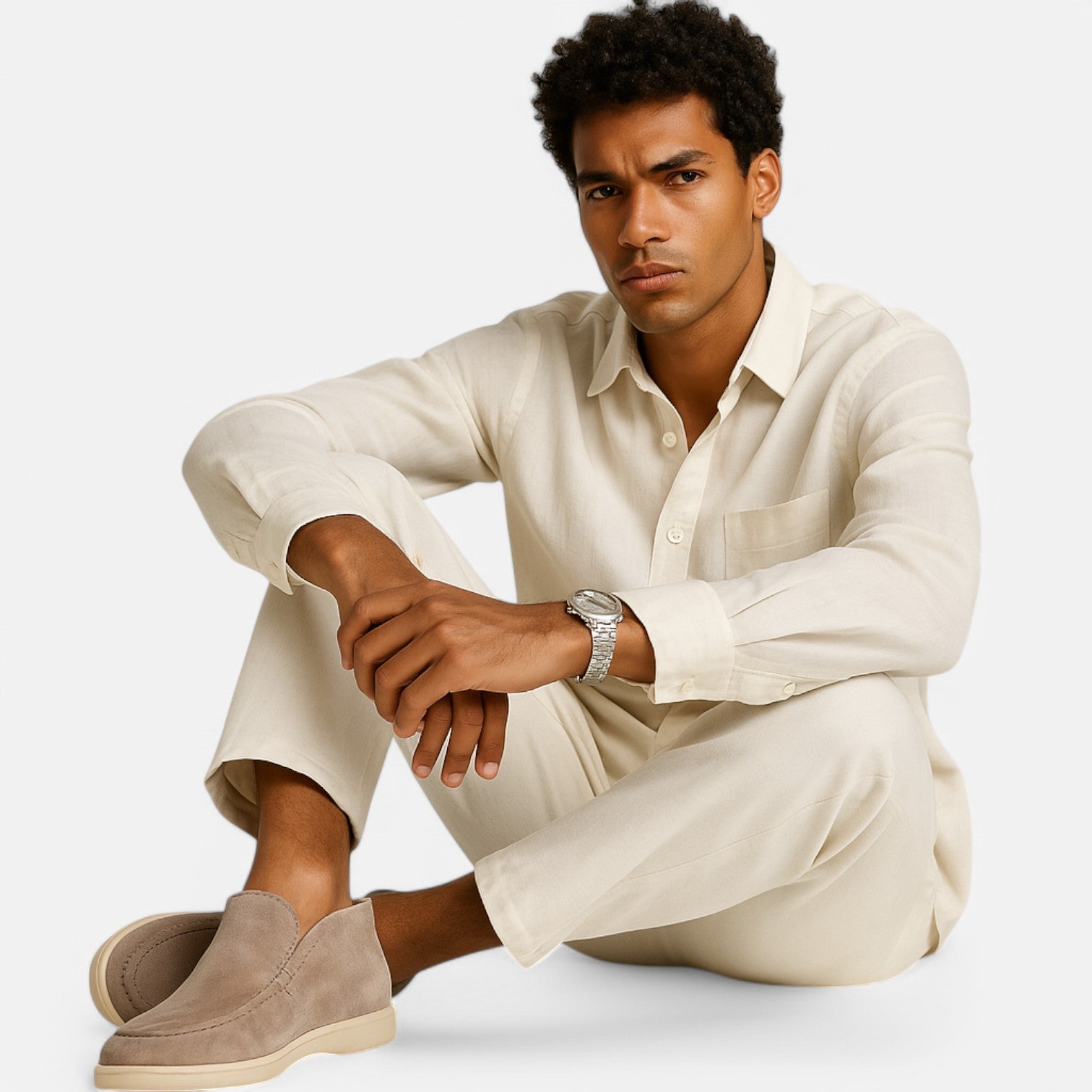 The Rowley Club | High-Top Suede Loafers – Classic Luxury for Men
