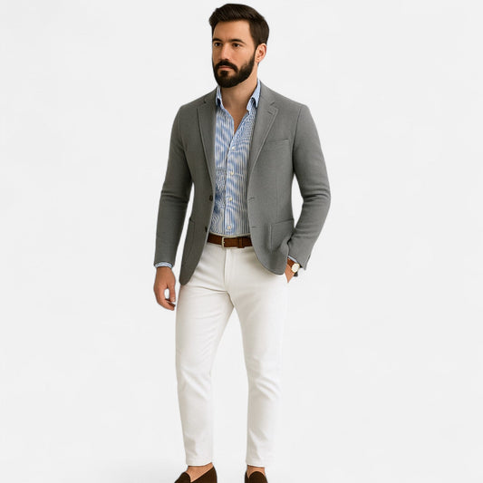 The Rowley Club | Heritage Blazer for Men – Notched Lapel, Timeless Aesthetic of Classic Aristocracy