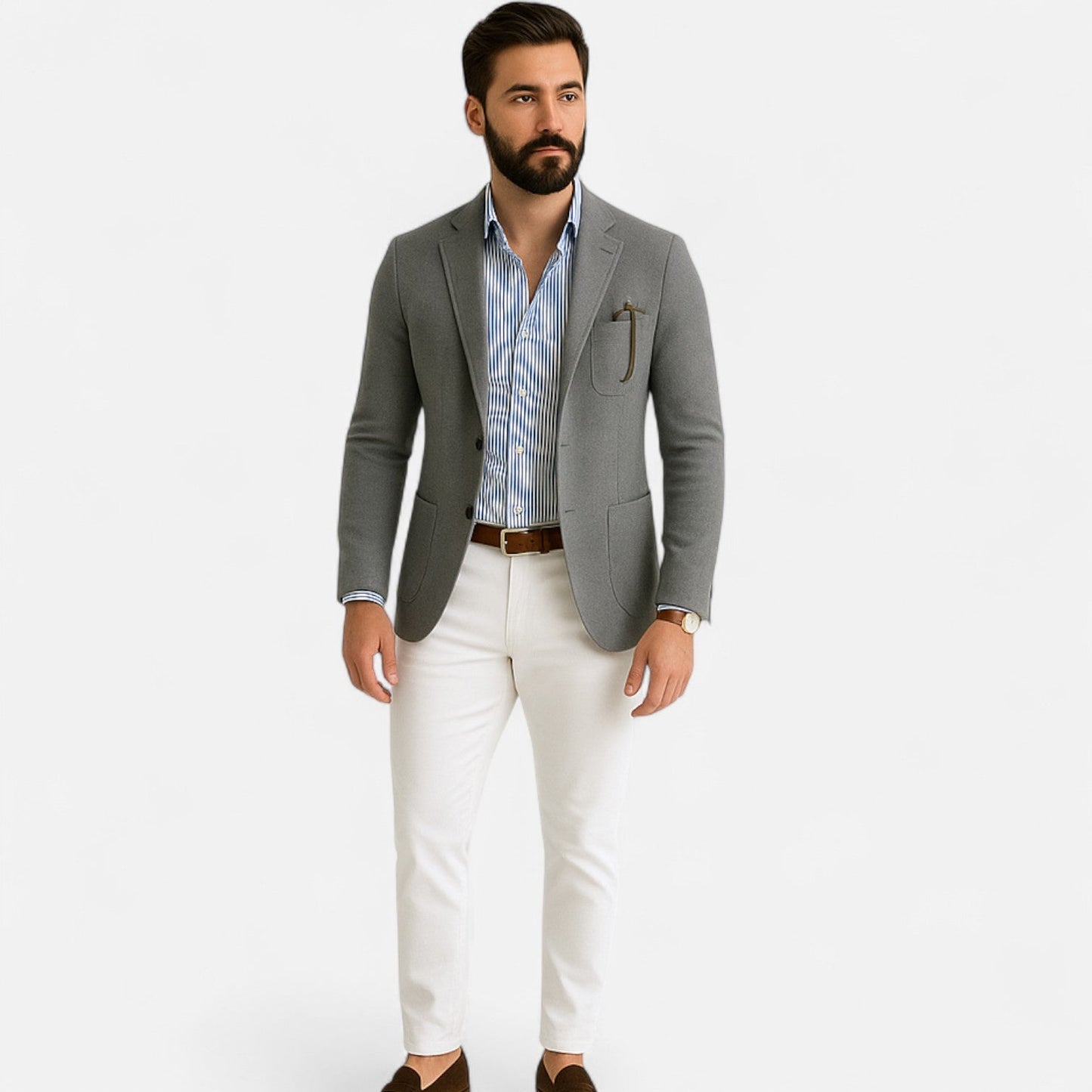 The Rowley Club | Heritage Blazer for Men – Notched Lapel, Timeless Aesthetic of Classic Aristocracy