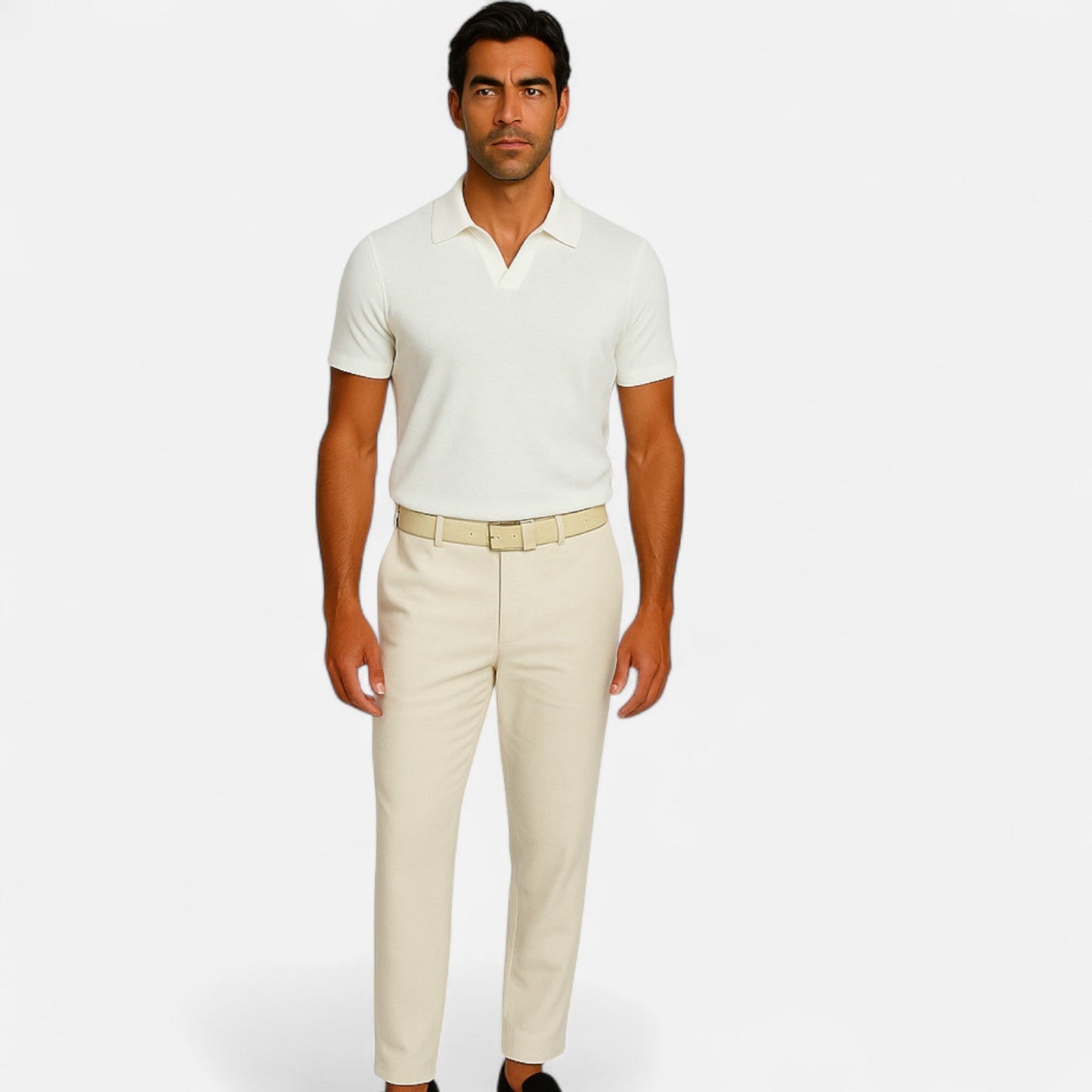 The Rowley Club | Buttonless Polo for Men - Old-School Minimalism, Refined Ease for Everyday