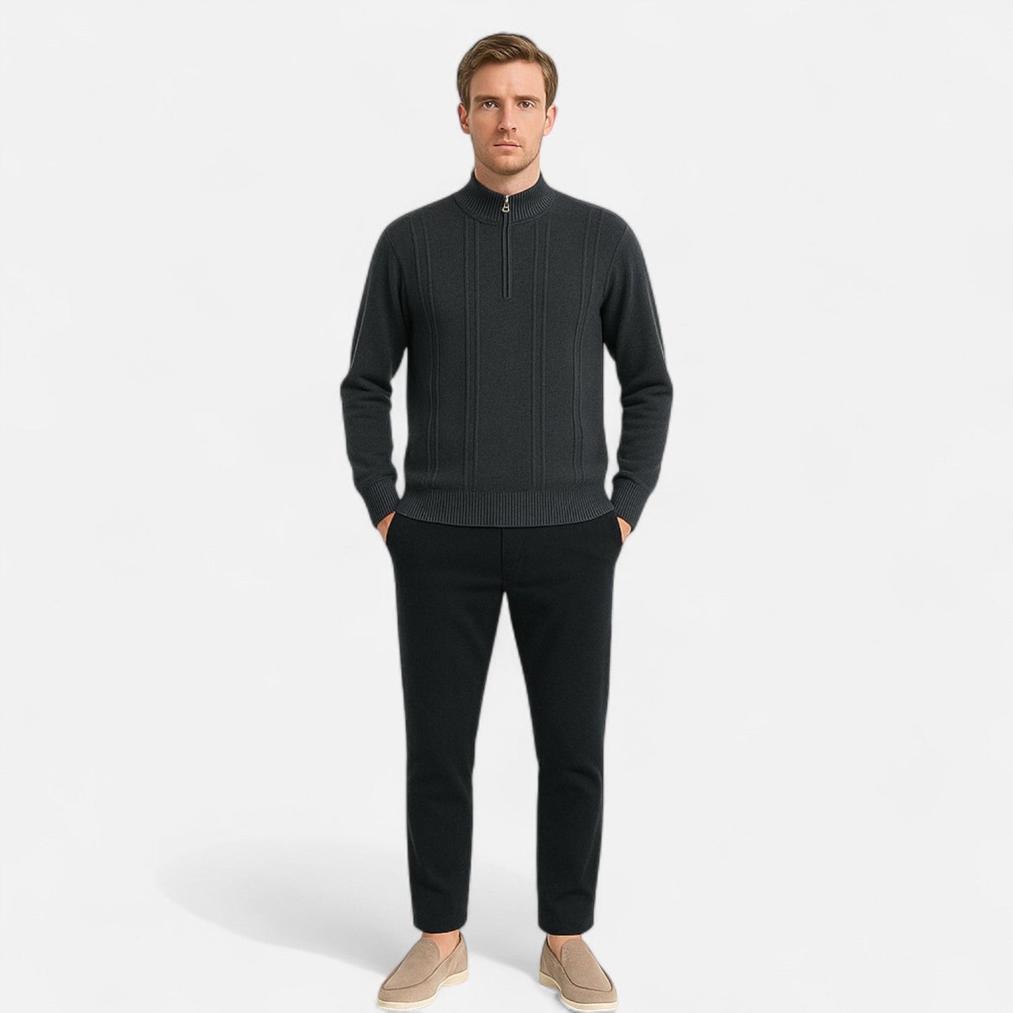 The Rowley Club | Suede Loafers for Men - Old Money Aesthetic, Timeless Elegance of Slip-On Shoes