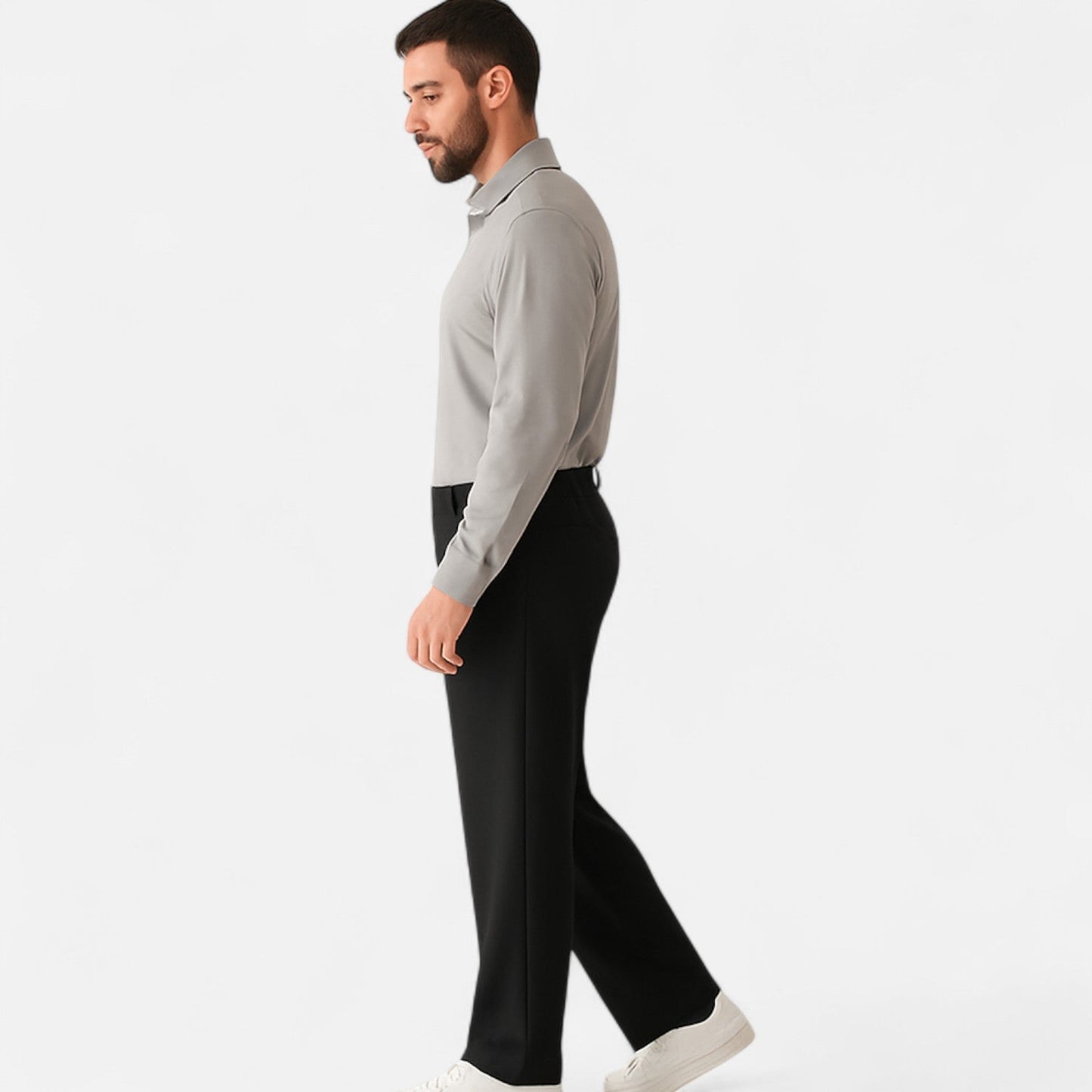 The Rowley Club | Draped Formal Trousers for Men - Relaxed Fit, Tailored Elegance for Business and Leisure