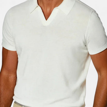 The Rowley Club | Buttonless Polo for Men - Old-School Minimalism, Refined Ease for Everyday