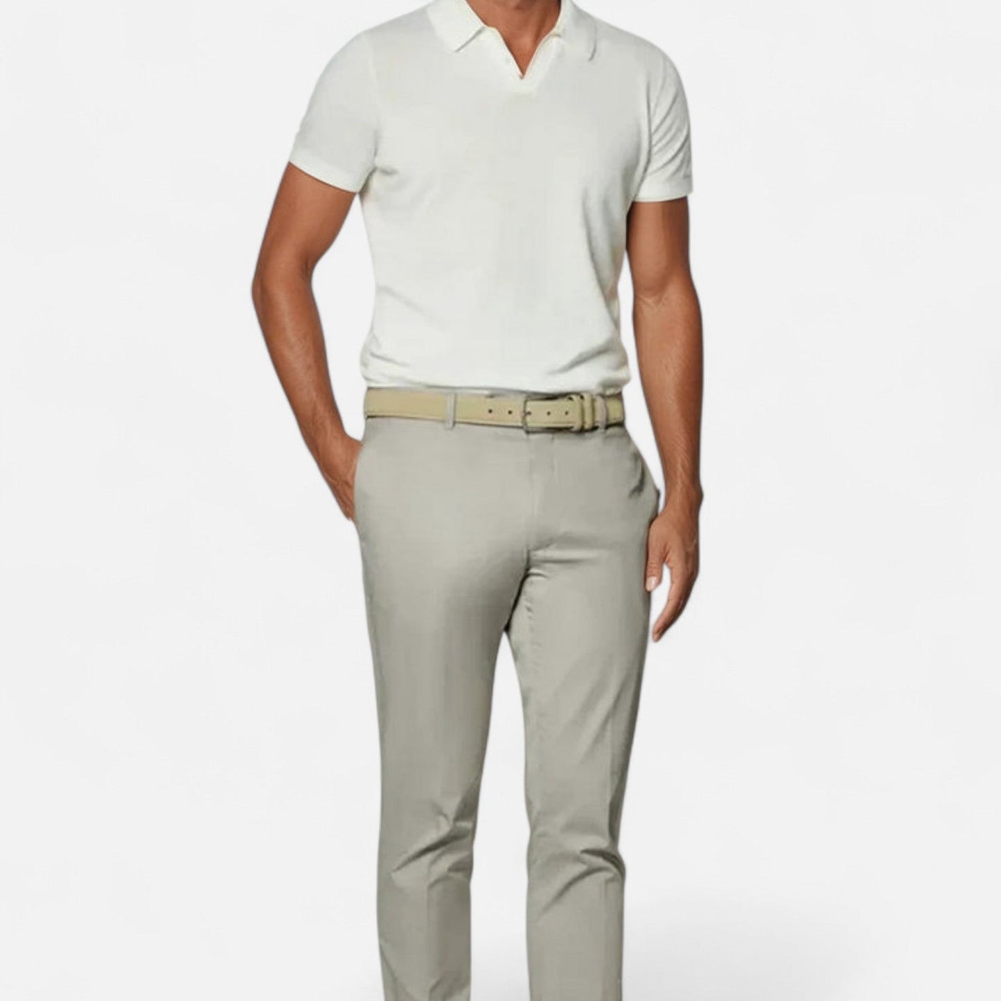 The Rowley Club | Buttonless Polo for Men - Old-School Minimalism, Refined Ease for Everyday