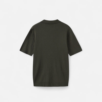 The Rowley Club | Ribbed Polo for Men - Quality Texture, Timeless Casual Style