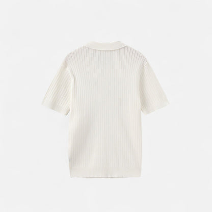 The Rowley Club | Ribbed Polo for Men - Quality Texture, Timeless Casual Style