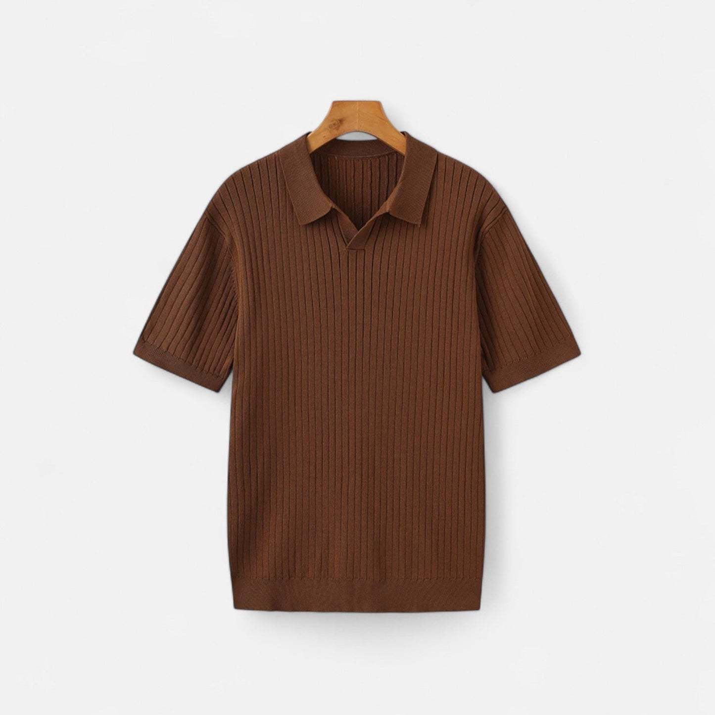 The Rowley Club | Ribbed Polo for Men - Quality Texture, Timeless Casual Style