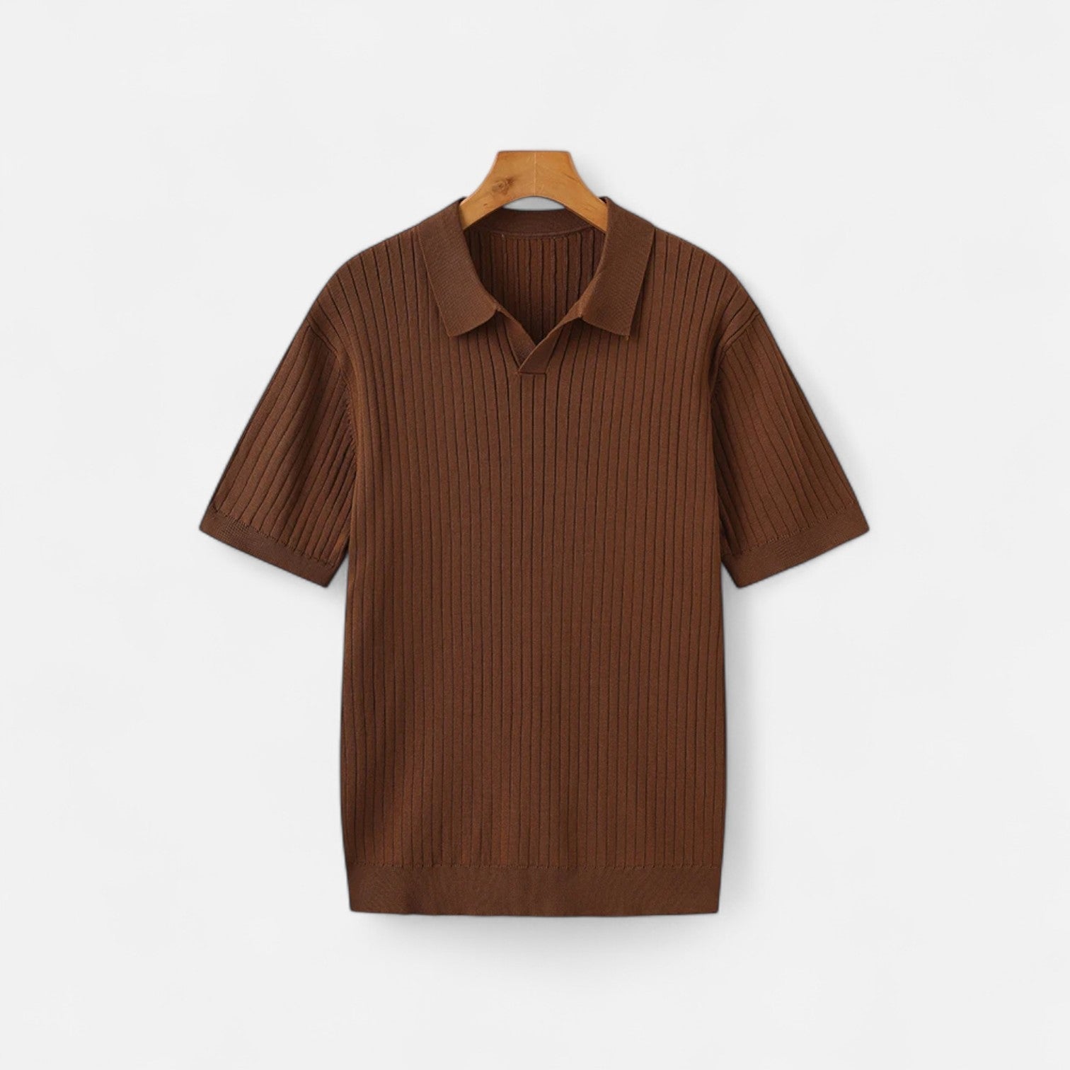 The Rowley Club | Ribbed Polo for Men - Quality Texture, Timeless Casual Style