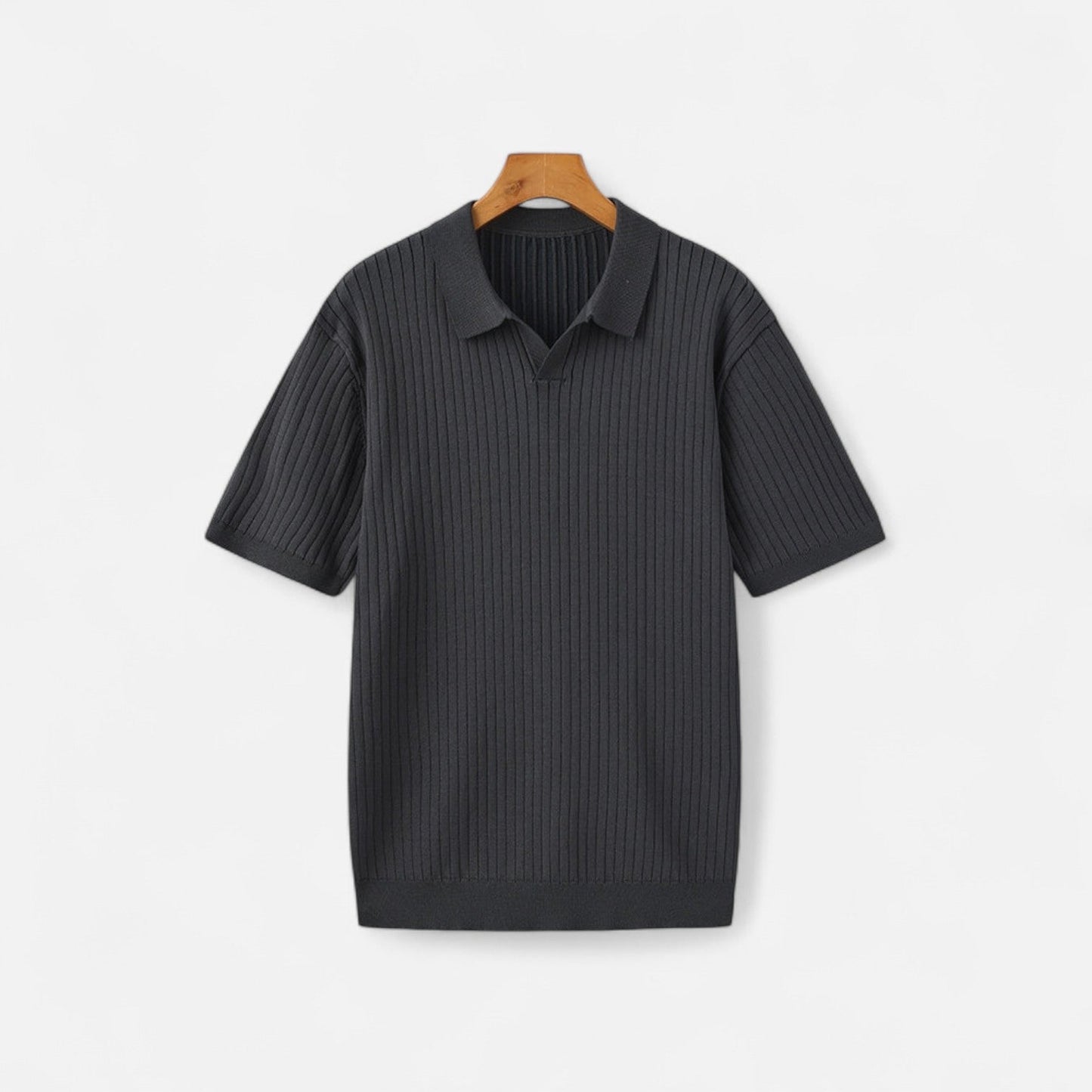 The Rowley Club | Ribbed Polo for Men - Quality Texture, Timeless Casual Style